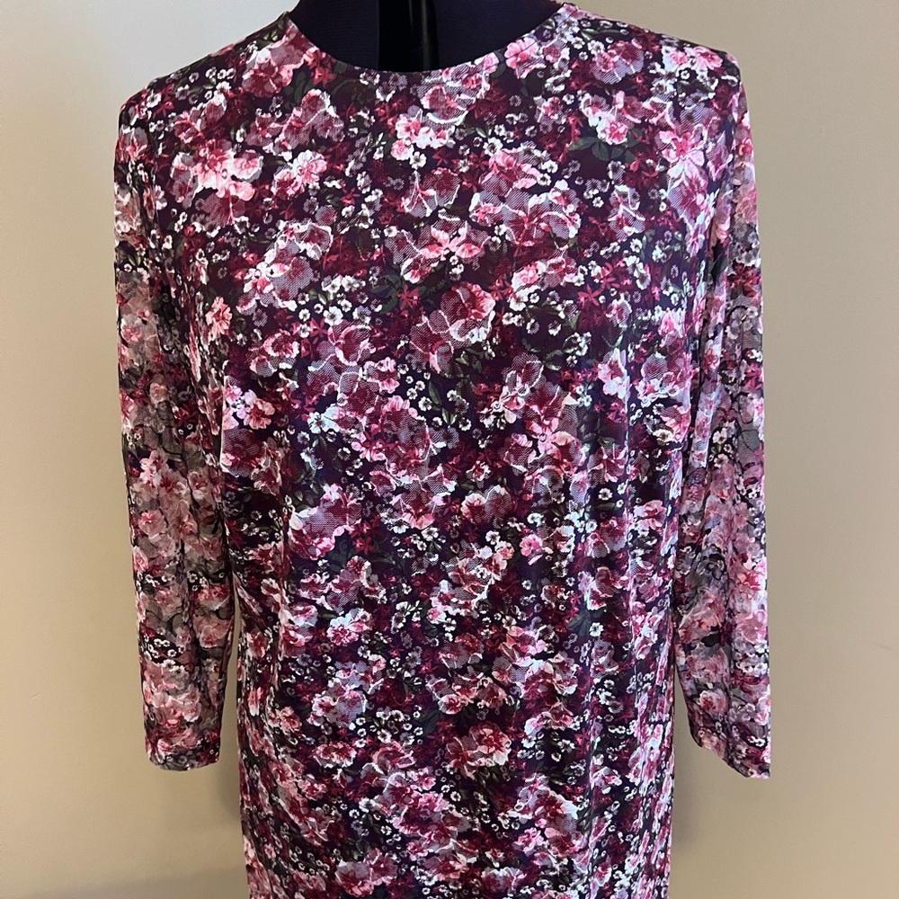 Ready for Spring: Kensie Sz. 18 pink and white floral dress